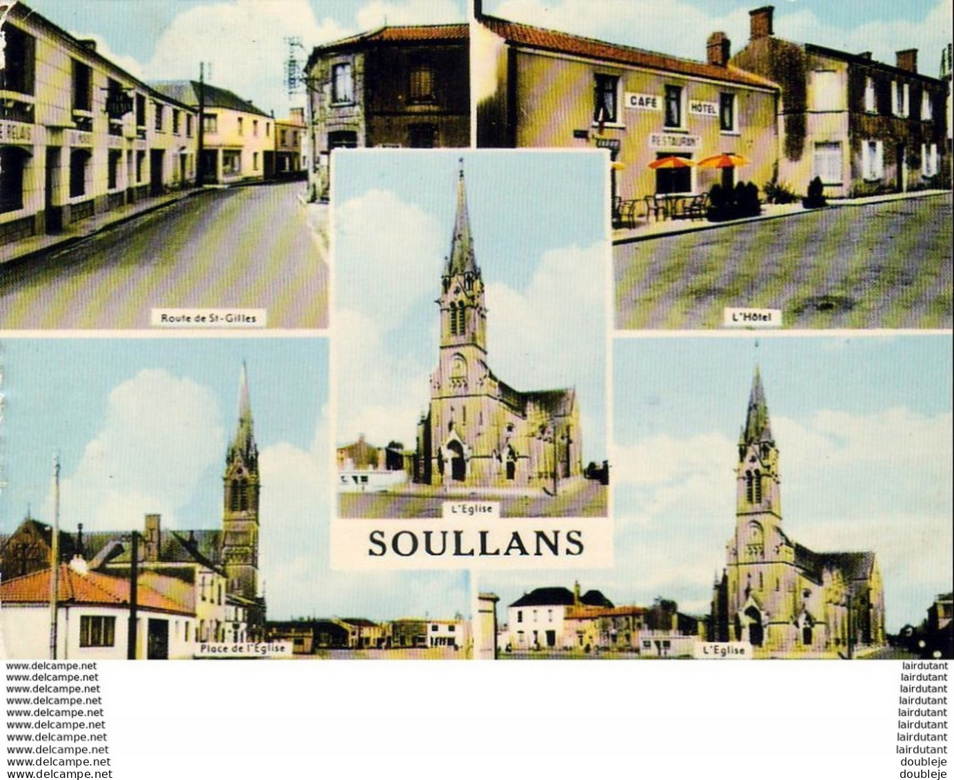 D85  SOULLANS  Carte Multivues - Soullans