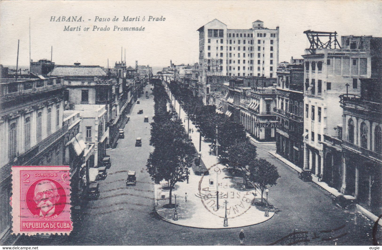 2704/ Habana, Passo De Marti E Prado - Cuba