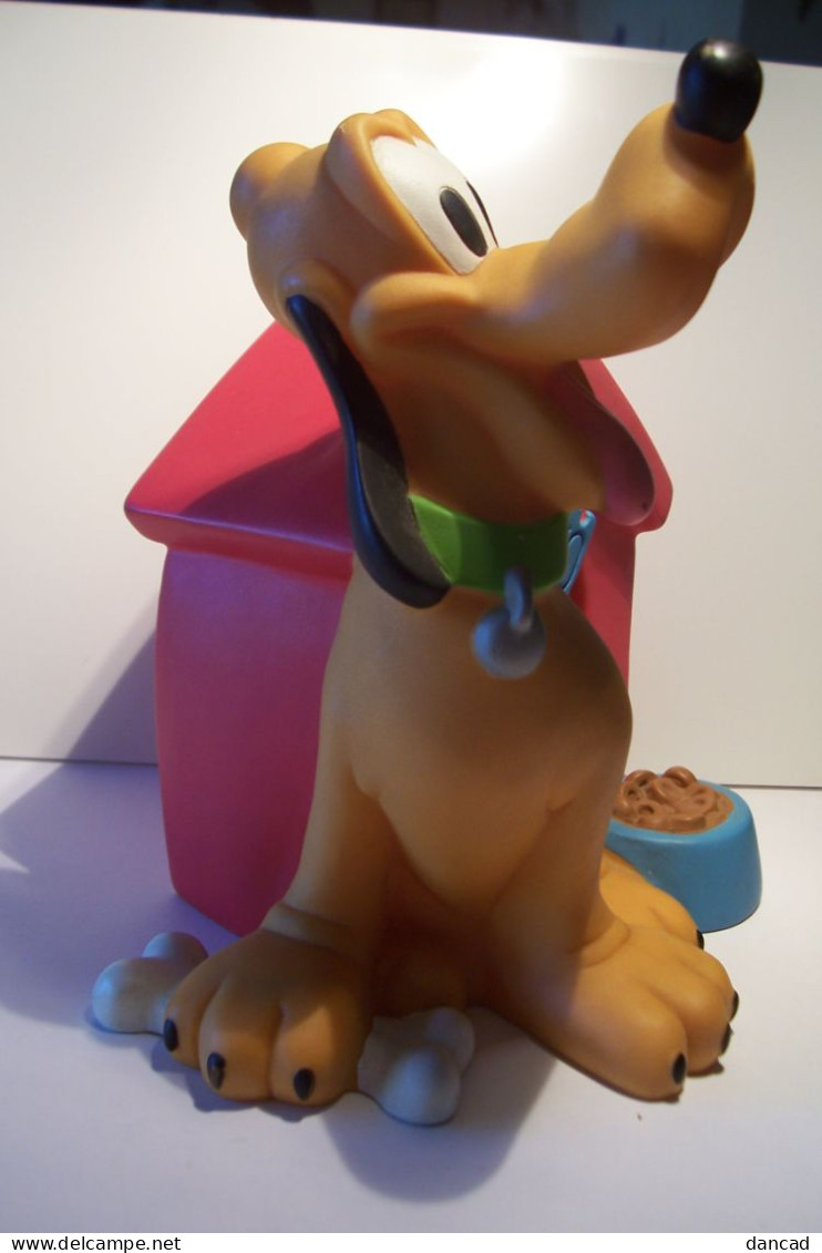 PLUTO  - DISNEY  BULLYLAND  - TIRELIRE ( Vide ) - - Disney