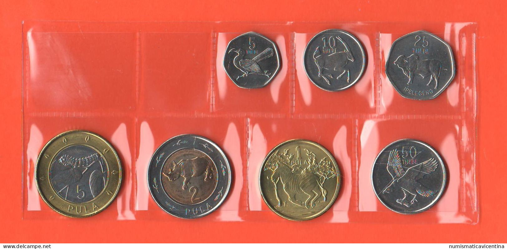 Botswana Set 7 Coins 2013 Africa States - Botswana