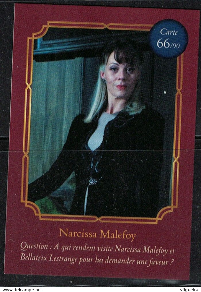 Carte Harry Potter Auchan Wizarding World Narcissa Malefoy N° 66 - Harry Potter