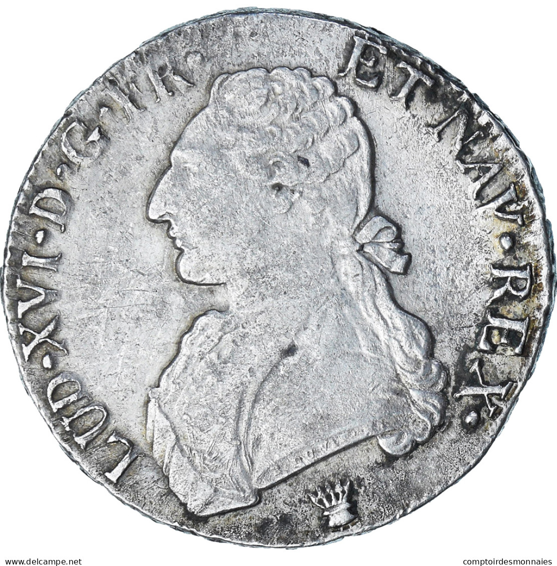 France, Louis XVI, Ecu Aux Branches D'olivier, 1784, Limoges, TB+, Argent - 1774-1791 Luigi XVI