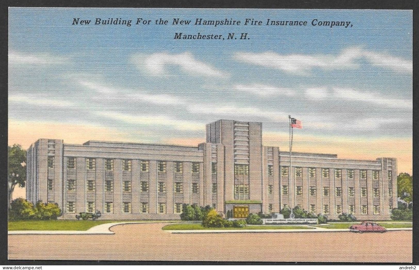 Manchester  New Hampshire - New Building For The Fire Insurance Company - Uncirculated Non Circulée - No: 82731 - Manchester