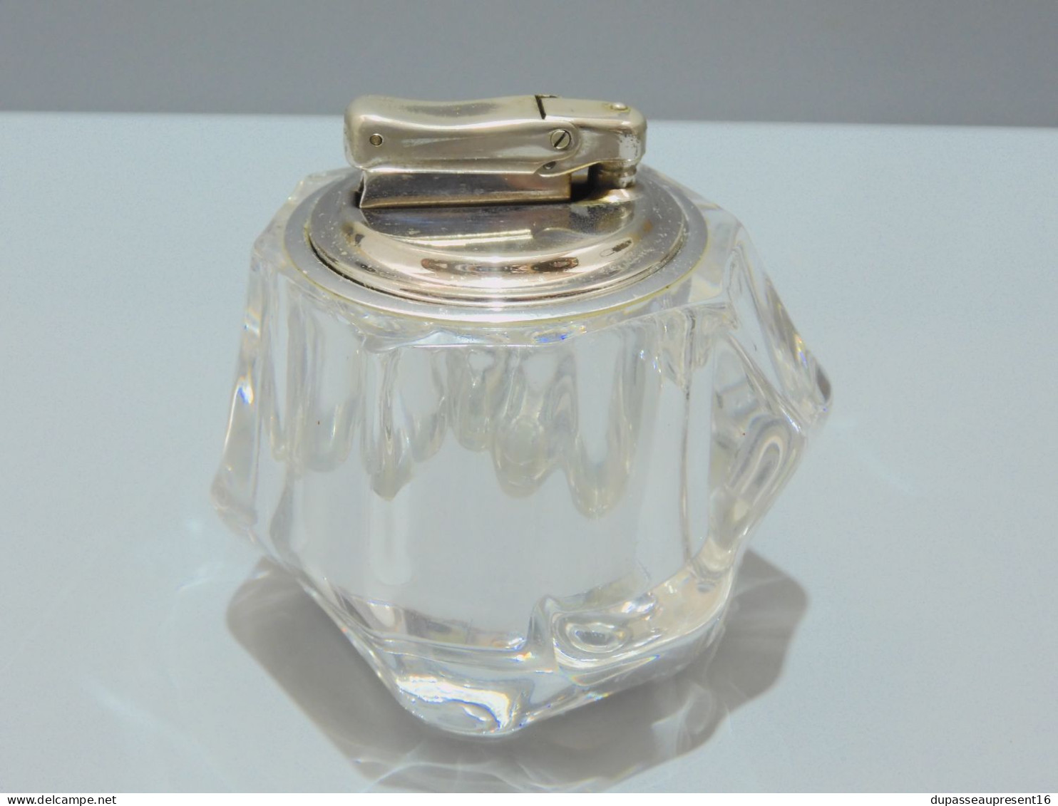 -ANCIEN BRIQUET De TABLE/BUREAU COLIBRI CRISTAL DAUM FRANCE COLLECTION FUMEUR   E - Andere & Zonder Classificatie