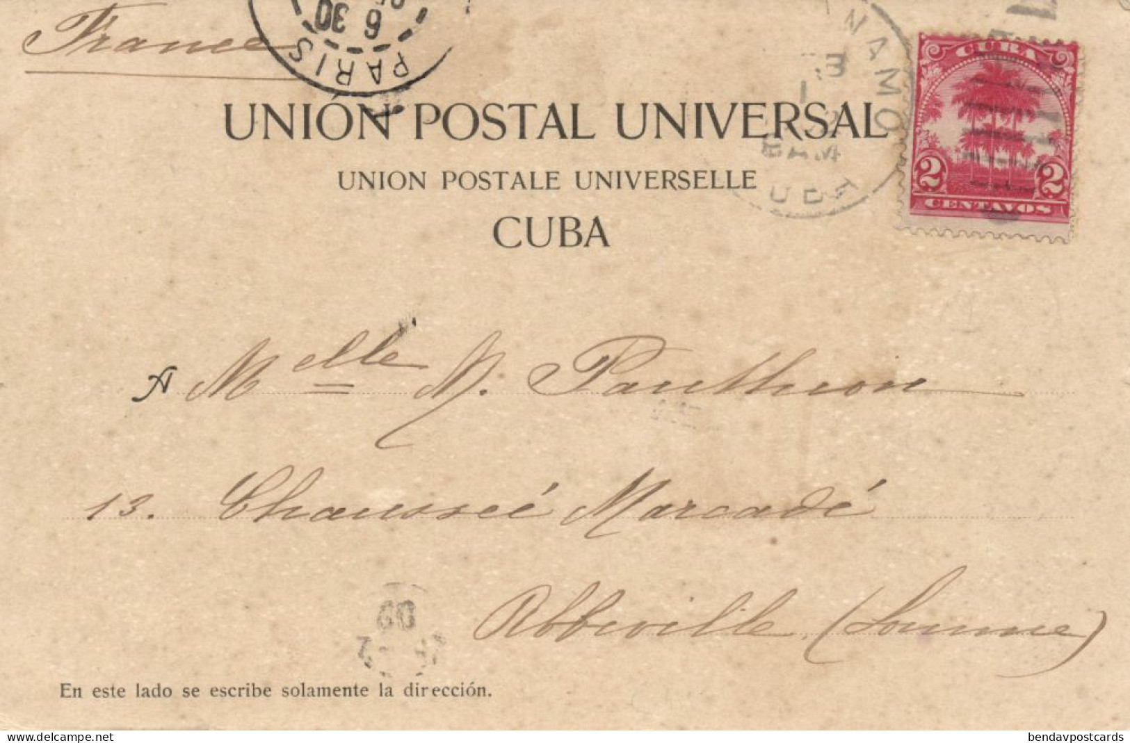Cuba, SANTIAGO DE CUBA, Vista General Desde La Cruz (1904) Postcard - Cuba