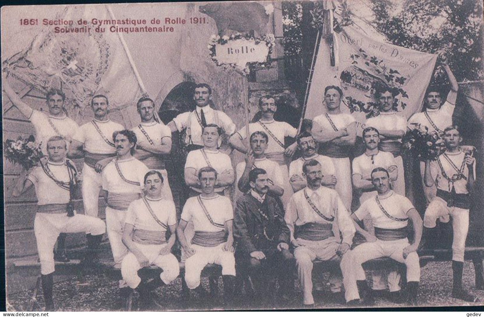 Rolle VD, Section De Gymnastique, Fête Du Cinquantenaire 1911 (1861) - Rolle