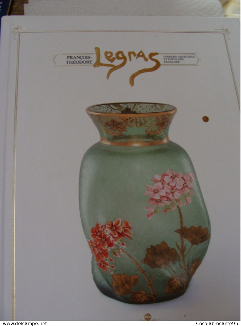 Vase Legras "Béranger" au dahlia