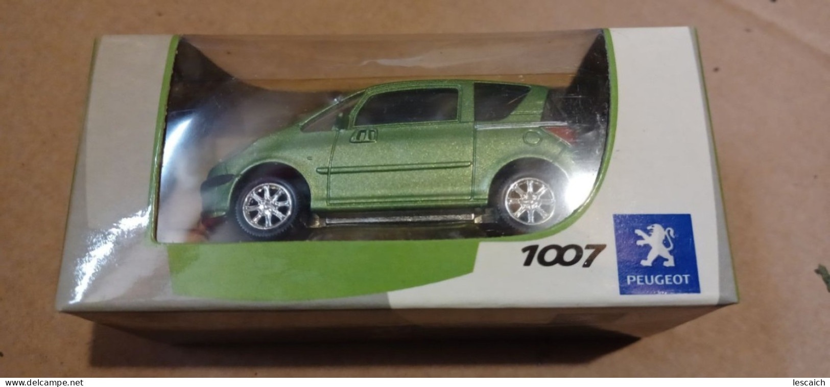 Peugeot 1007 Verte Avec Boite Marque NOREV - Norev