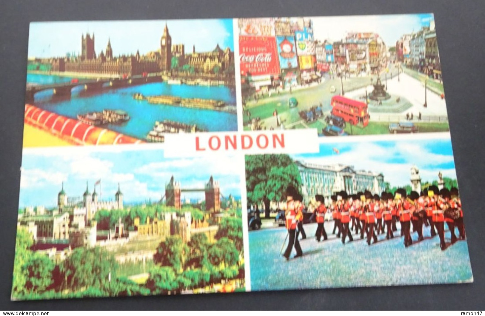 London - Piccadilly Circus - Guards Band Near Buckingham Palace - Photographic Greeting Card, London - Piccadilly Circus