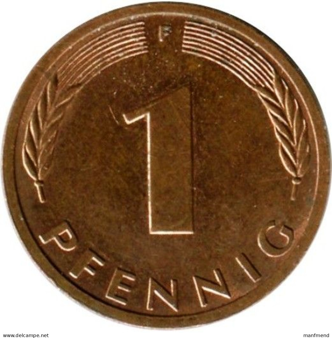 Germany - 1981 - KM 105 - 1 Pfennig - Mintmark "F" / Stuttgart - XF - Look Scans - 1 Pfennig