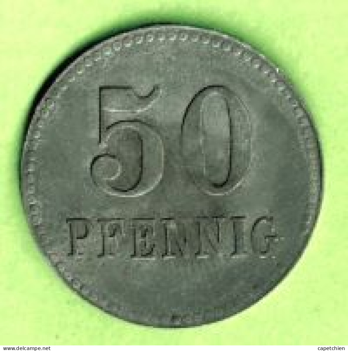 ALLEMAGNE / NOTGELD/ LENNEP / 1917 / 50 PFENNIG / ZINC / 3.94 G /23 Mm - 50 Pfennig