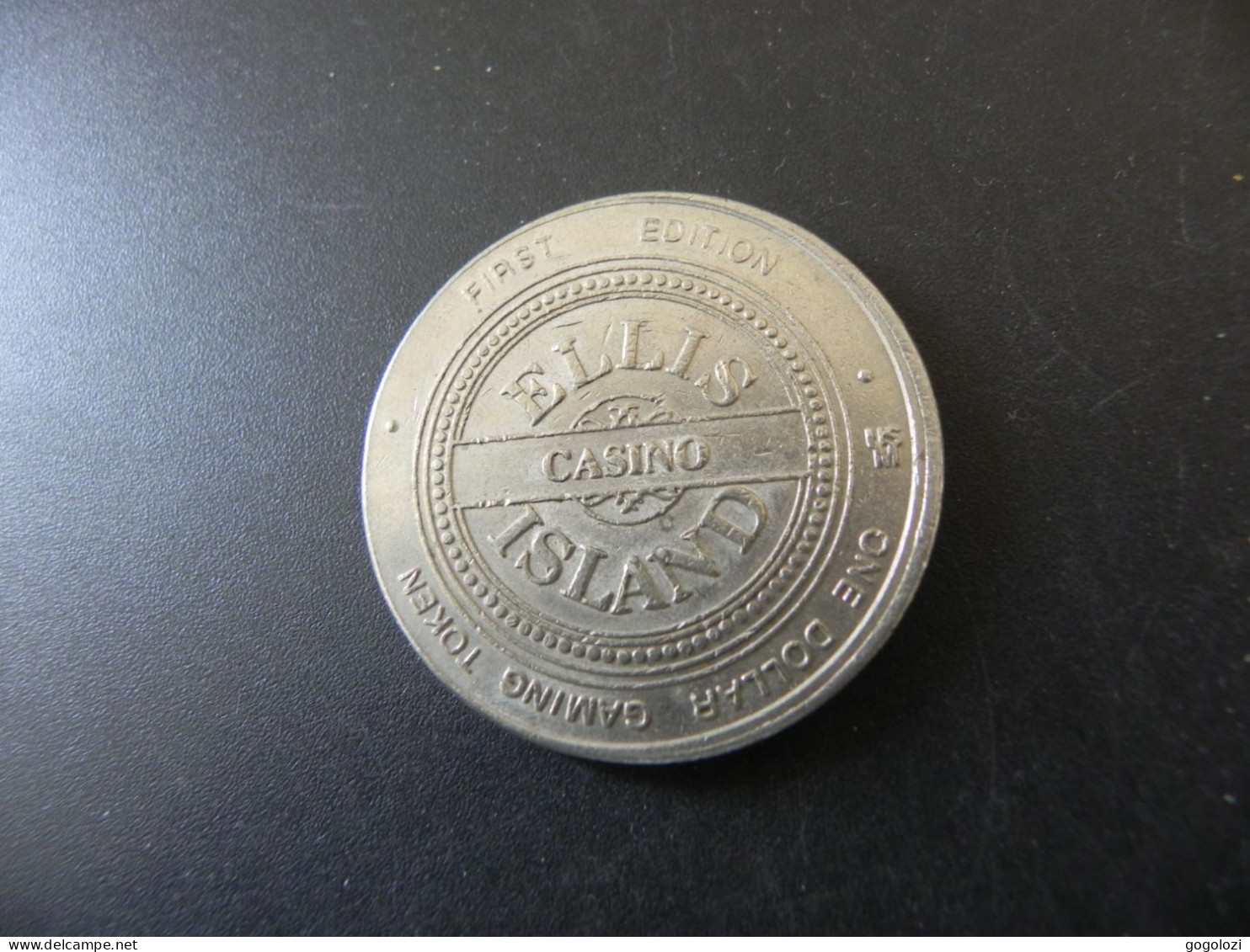 Casino Jeton Chip USA -  Ellis Island Casino Nevada - 1 Dollar ND - Casino