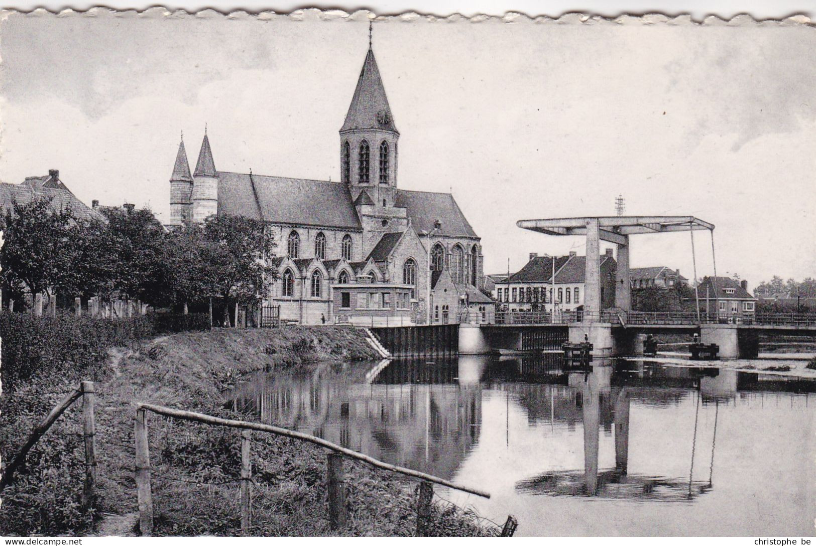 Deinze, Leiebrug En O.L.Vrouwkerk (pk86009) - Deinze