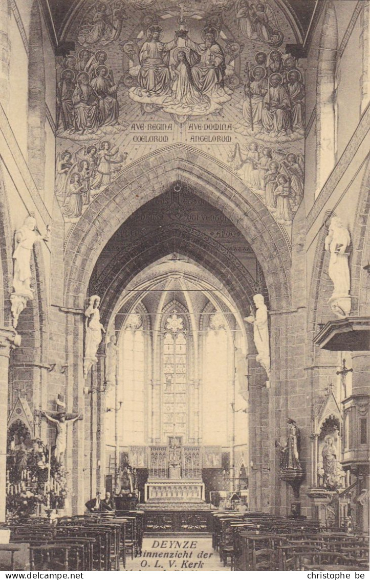 Deinze, Binnenzicht Der O.L.Vrouwkerk (pk86018) - Deinze