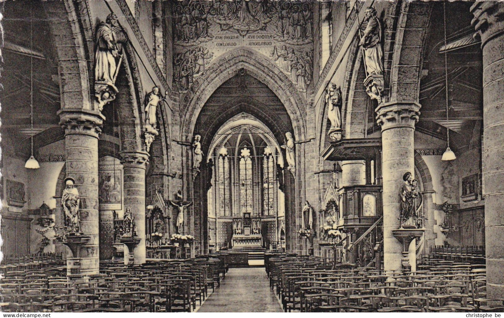 Deinze, Binnenzicht Der O.L.Vrouwkerk (pk86019) - Deinze