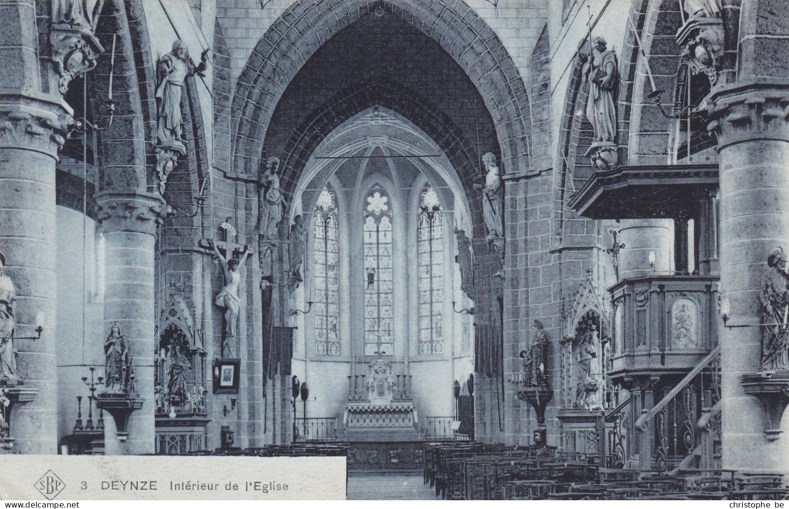 Deinze, Interieur De L'eglise (pk86023) - Deinze