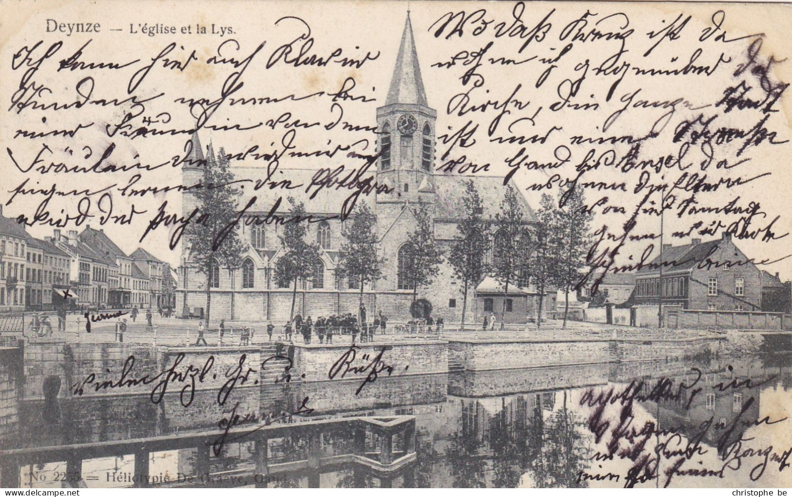 Deinze, O.L.Vrouw Kerk  En De Leie (pk86049) - Deinze