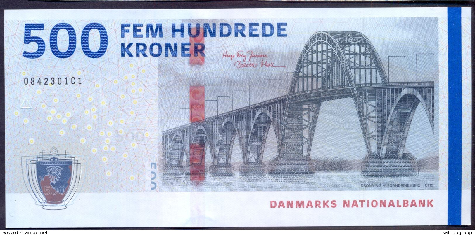 Denmark 500 Kroner UNC P- 68 2019 (3) - Dinamarca