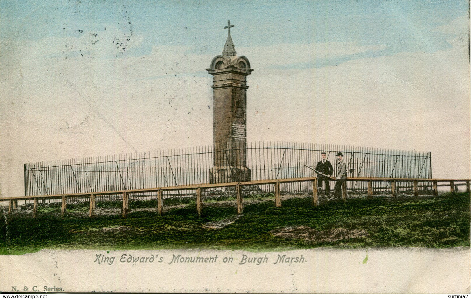 CUMBRIA - CARLISLE - BURGH MARSH - KING EDWARD'S MONUMENT Cu1453 - Carlisle