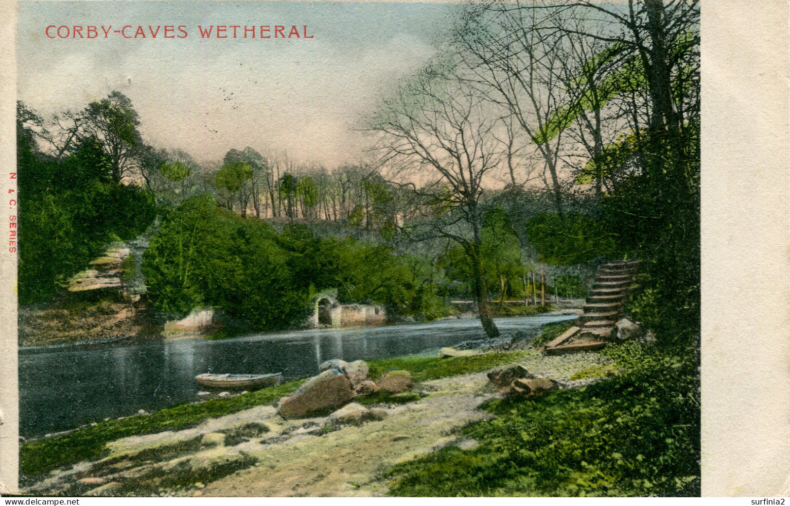 CUMBRIA - CORBY CAVES, WETHERAL 1904  Cu1456 - Penrith
