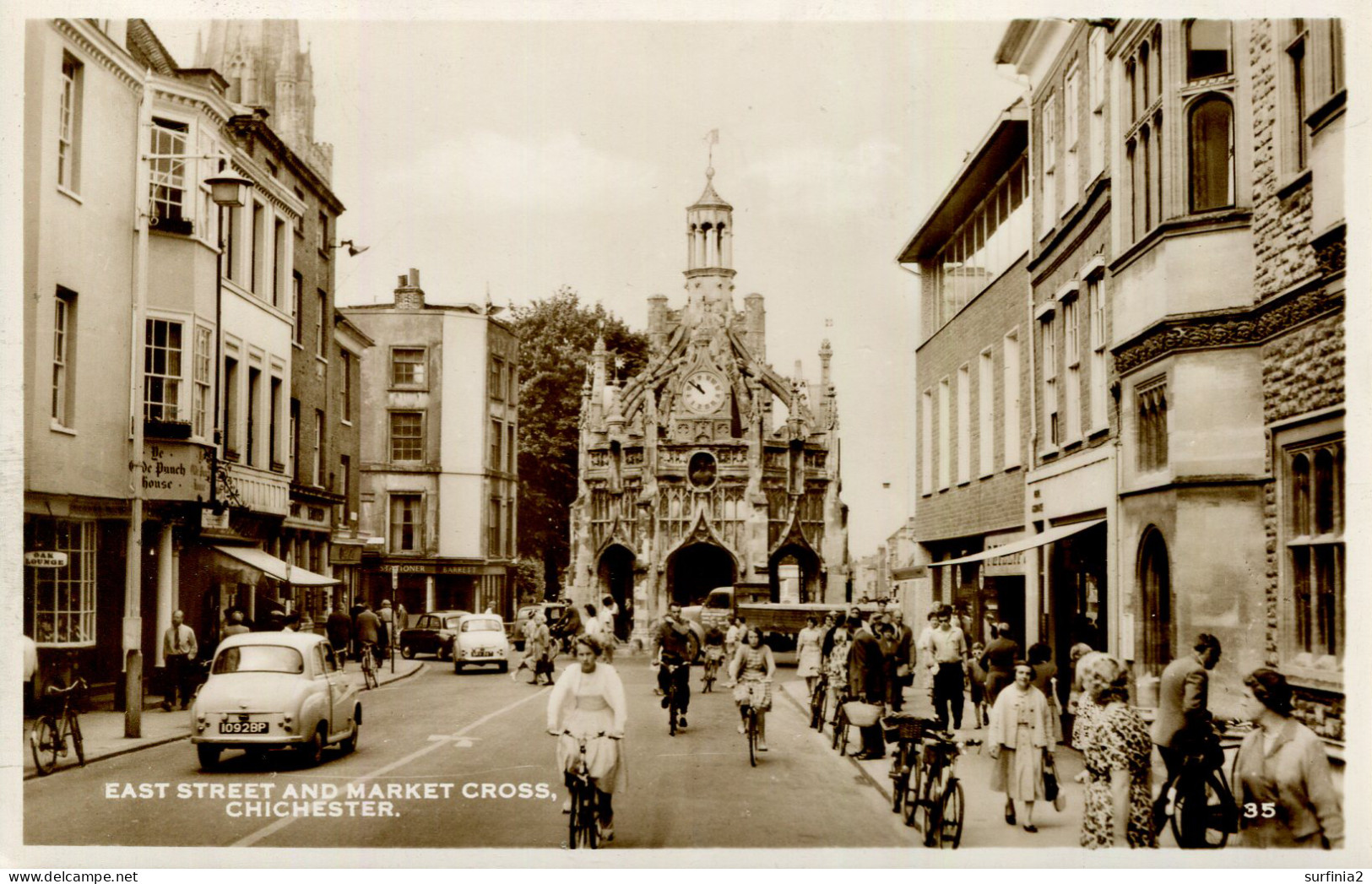 SUSSEX - CHICHESTER - EAST STREET AND MARKET CROSS RP Sus1355 - Chichester