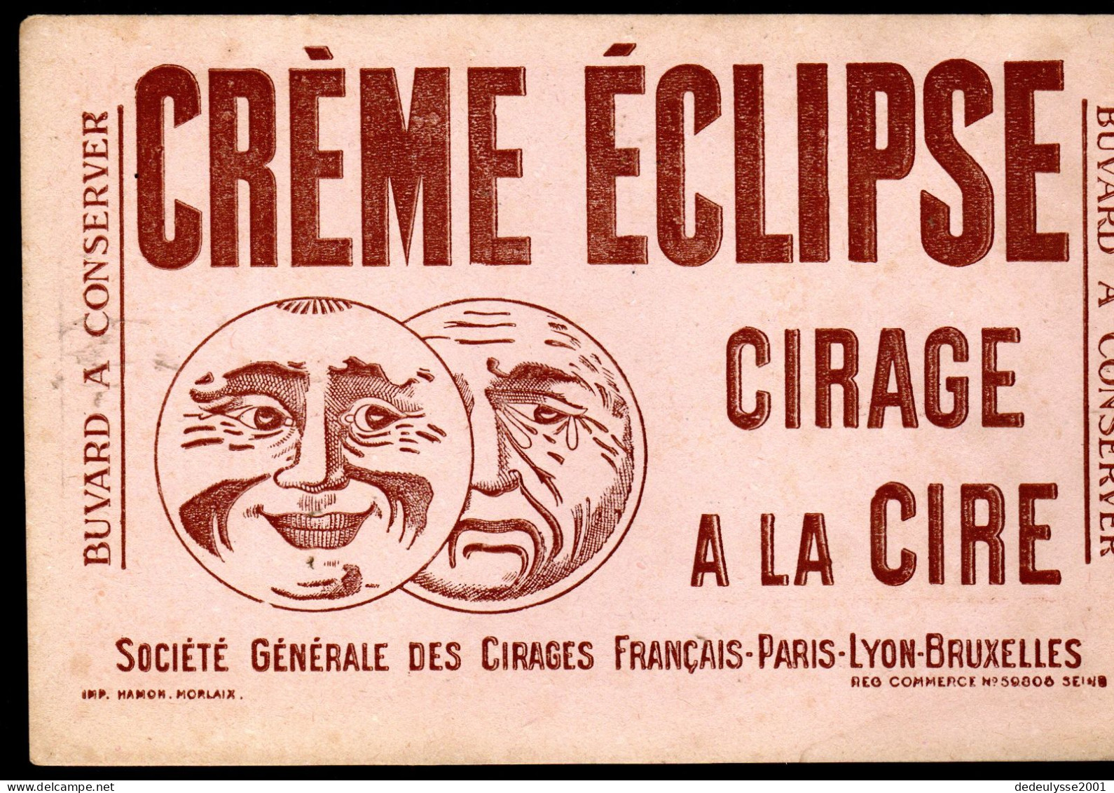 Nov 23  930789     Buvard    Crème éclipse   Cirage - Produits Laitiers