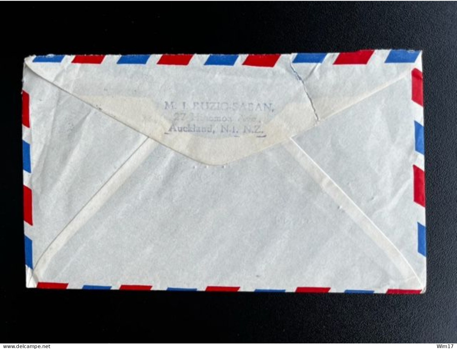 NEW ZEALAND 1963 AIR MAIL LETTER AUCKLAND TO ZURICH 10-09-1963 NIEUW ZEELAND - Covers & Documents