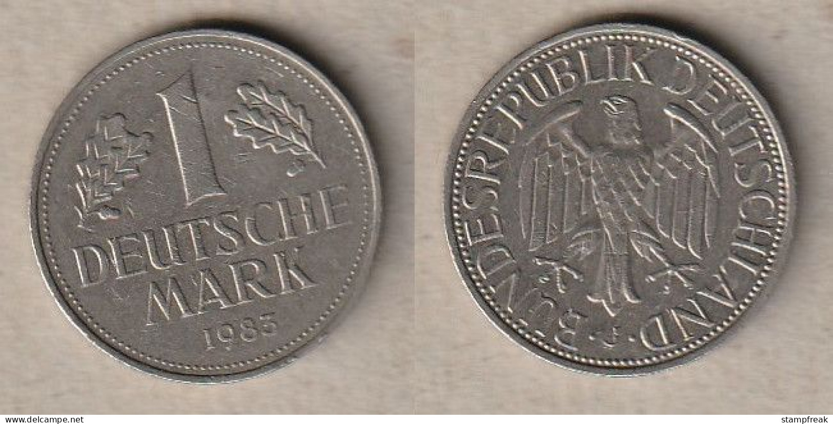 01909) Deutschland, 1 Mark 1983 J - 1 Mark