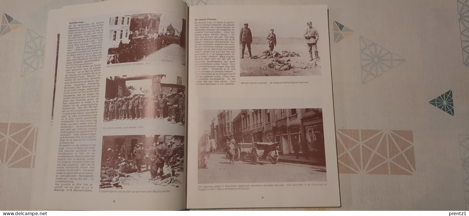 Boek : Oorlogskroniek 1914-1918 - Roeselare Met Tal Van Foto's En Real Data - Guerre 1914-18