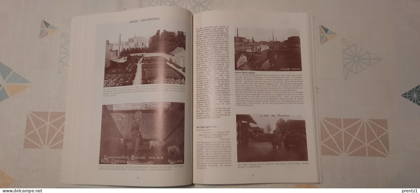 Boek : Oorlogskroniek 1914-1918 - Roeselare met tal van foto's en real data