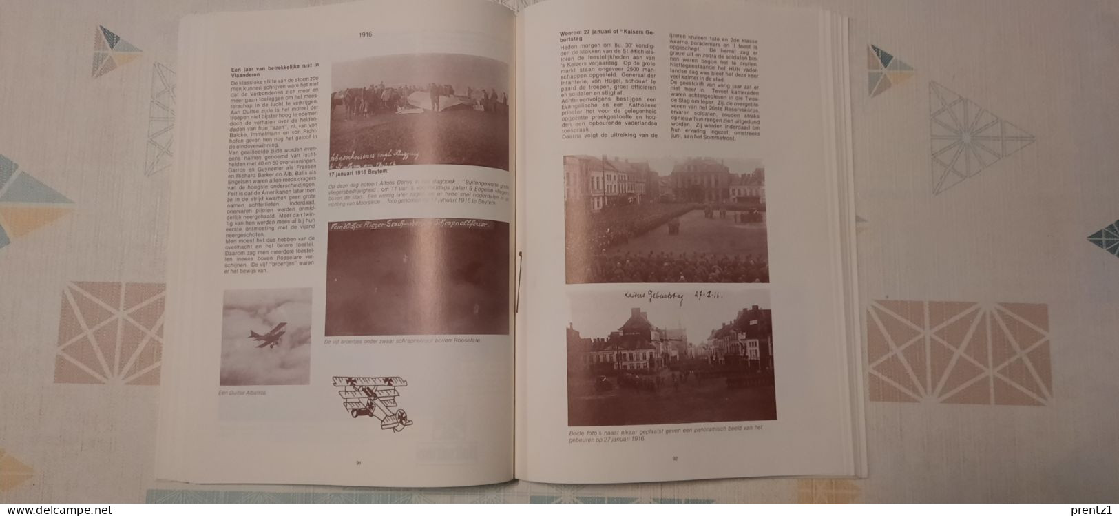 Boek : Oorlogskroniek 1914-1918 - Roeselare met tal van foto's en real data