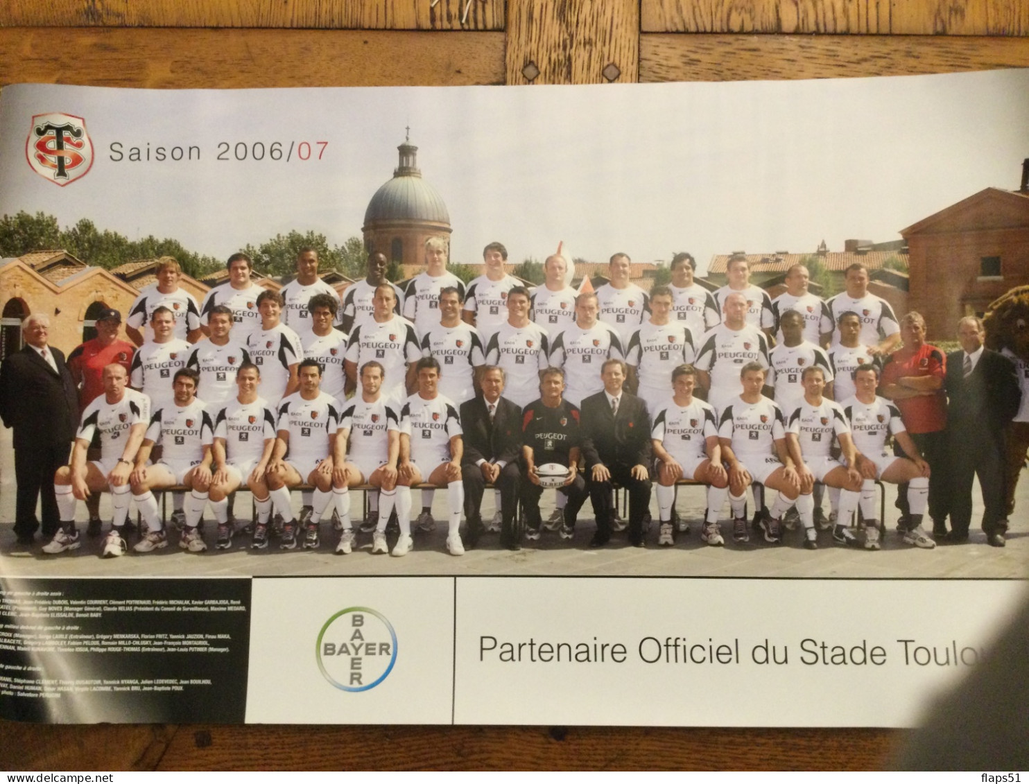Vends Béret Du Stade Toulousain Plus Poster De La Saison 2006-2007 - Rugby