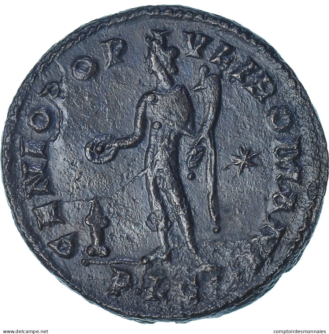Maximien Hercule, Follis, 303-305, Lugdunum, Bronze, TTB+, RIC:175b - La Tétrarchie (284 à 307)