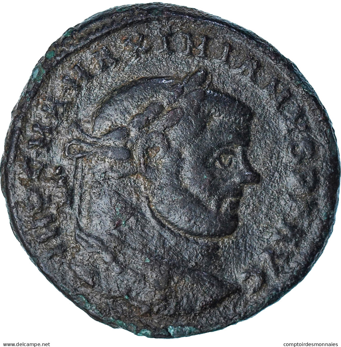 Maximien Hercule, Follis, 300-301, Thessalonique, Bronze, TTB, RIC:21b - La Tétrarchie (284 à 307)