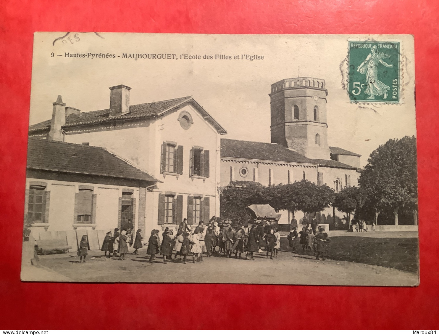 65/ Maubourguet .l’école Des Filles Et L’église - Maubourguet