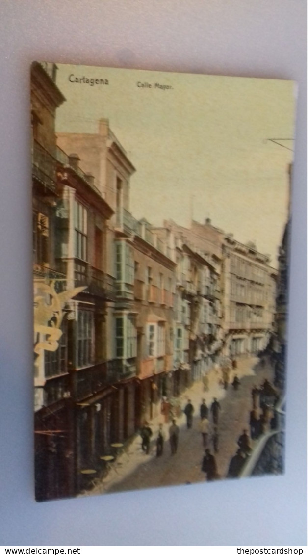 SPAIN MURCIA CARTEGENA CALLE MAYOR UNUSED En Couleur - Murcia