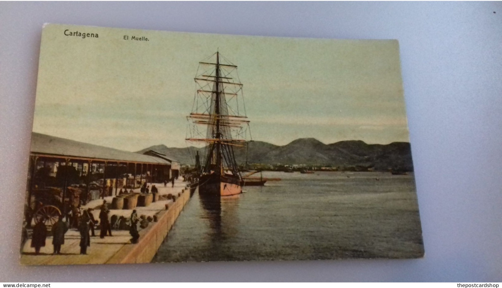 SPAIN MURCIA CARTAGENA EL MUELLE UNUSED En Couleur - Murcia