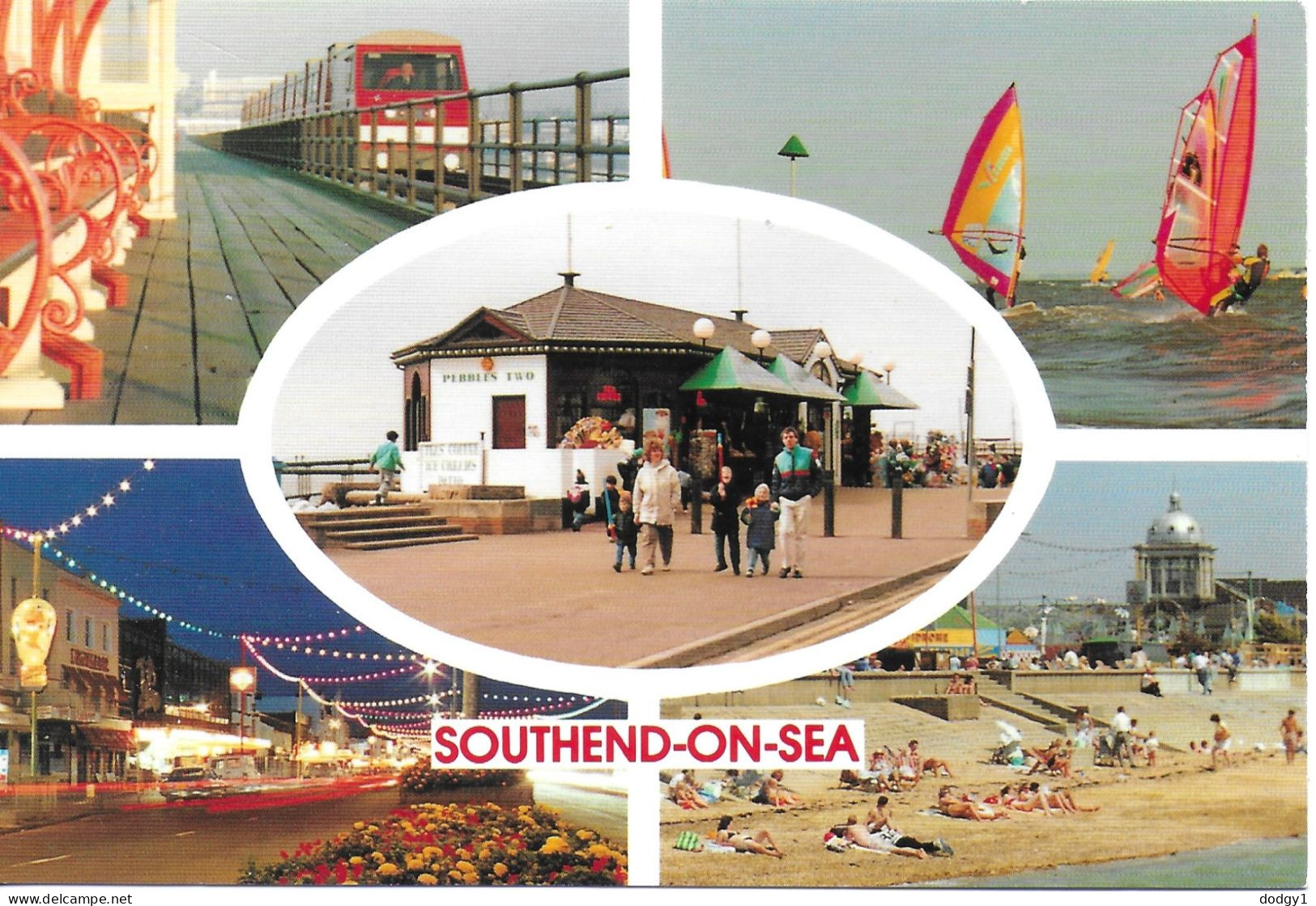 SCENES FROM SOUTHEND, ESSEX, ENGLAND. UNUSED POSTCARD   Zq8 - Southend, Westcliff & Leigh