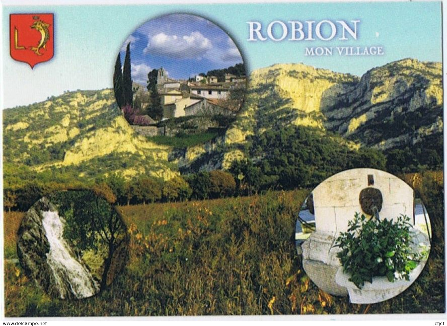 CPM..84..ROBION..VAUCLUSE..MON VILLAGE - Robion