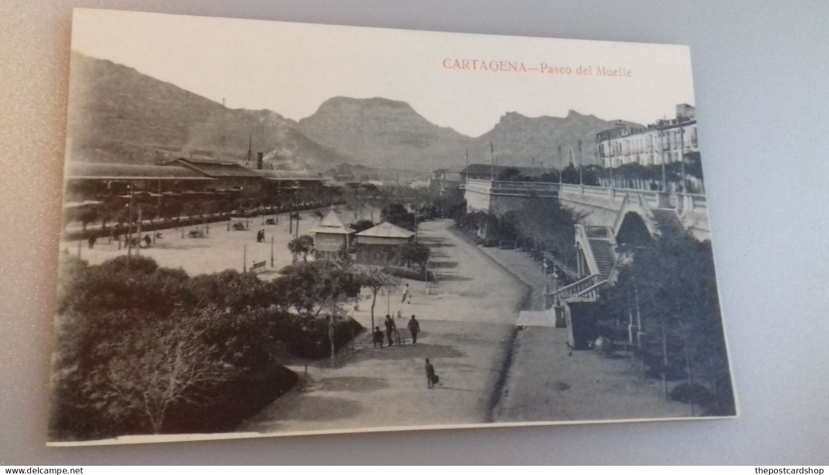 SPAIN MURCIA CARTAGENA  PASEO DEL MUELLE UNUSED ED CASAU - Murcia