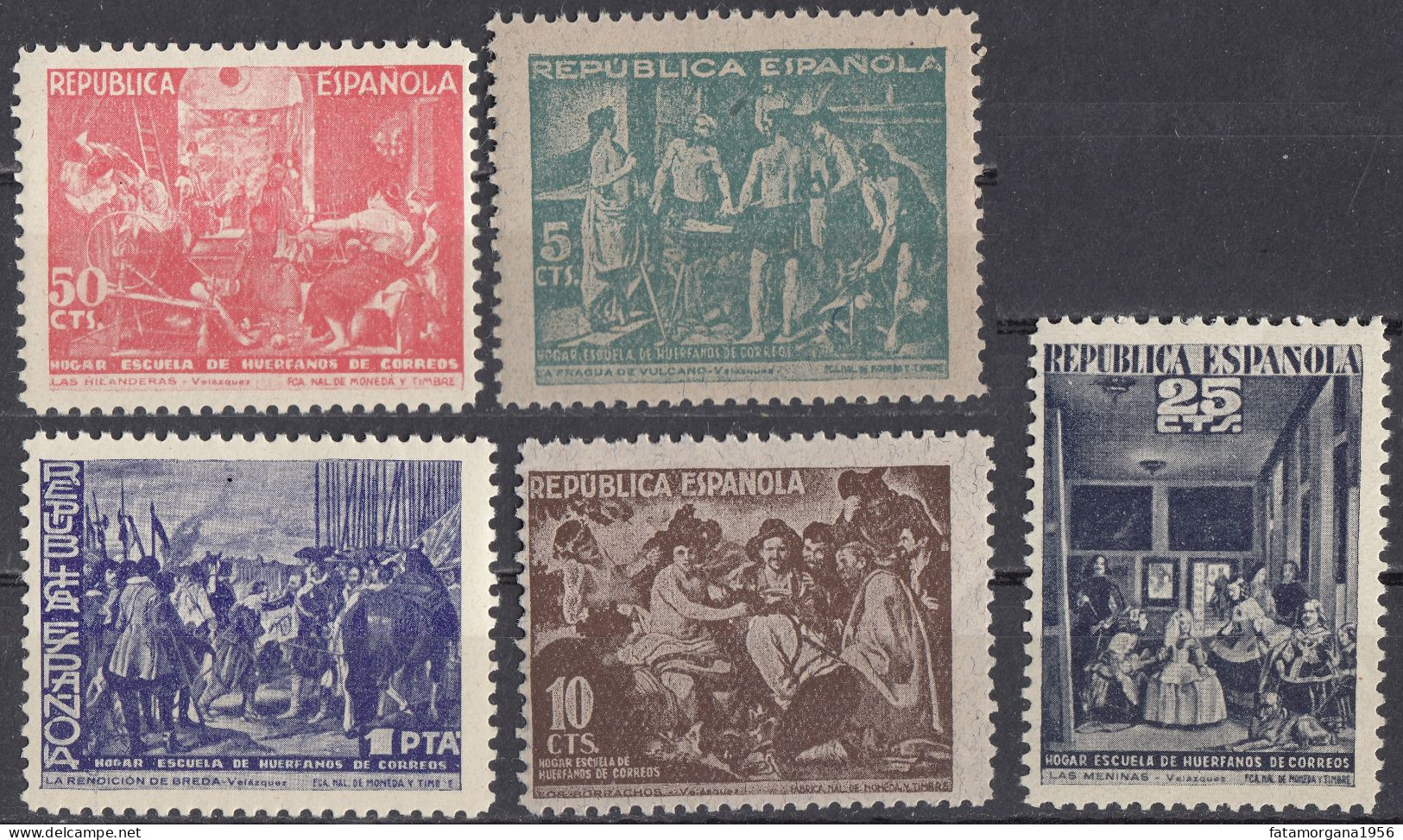 SPAGNA - BENEFICENZA - 1938 - Serie Completa Nuova MNH Di Seconda Scelta Composta Da 5 Valori: Yvert 60/64. - Liefdadigheid