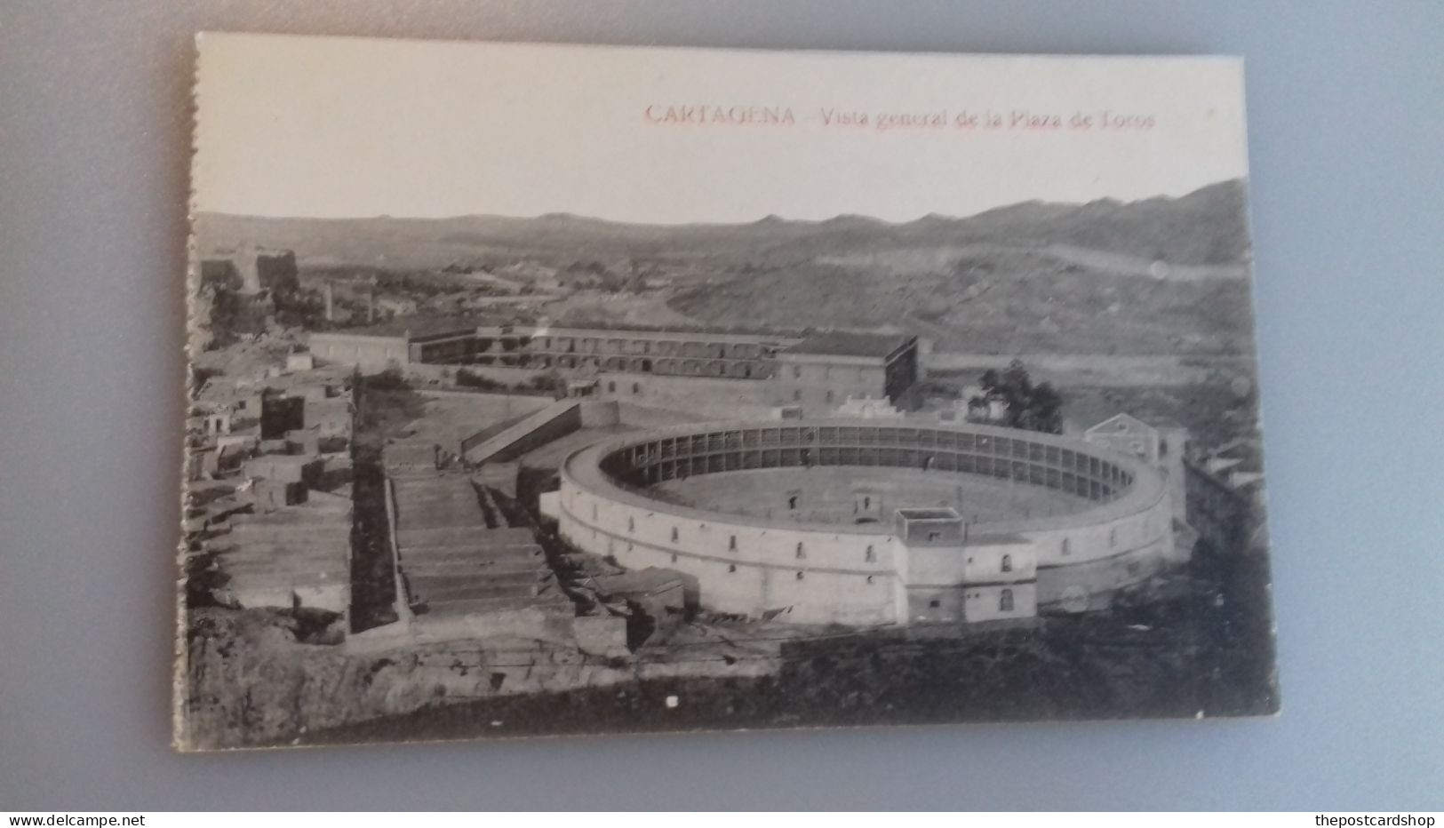 SPAIN MURCIA  CARTAGENA VISTA GENERAL DE LA PLAZA DE TOROS ED CASAU UNUSED - Murcia