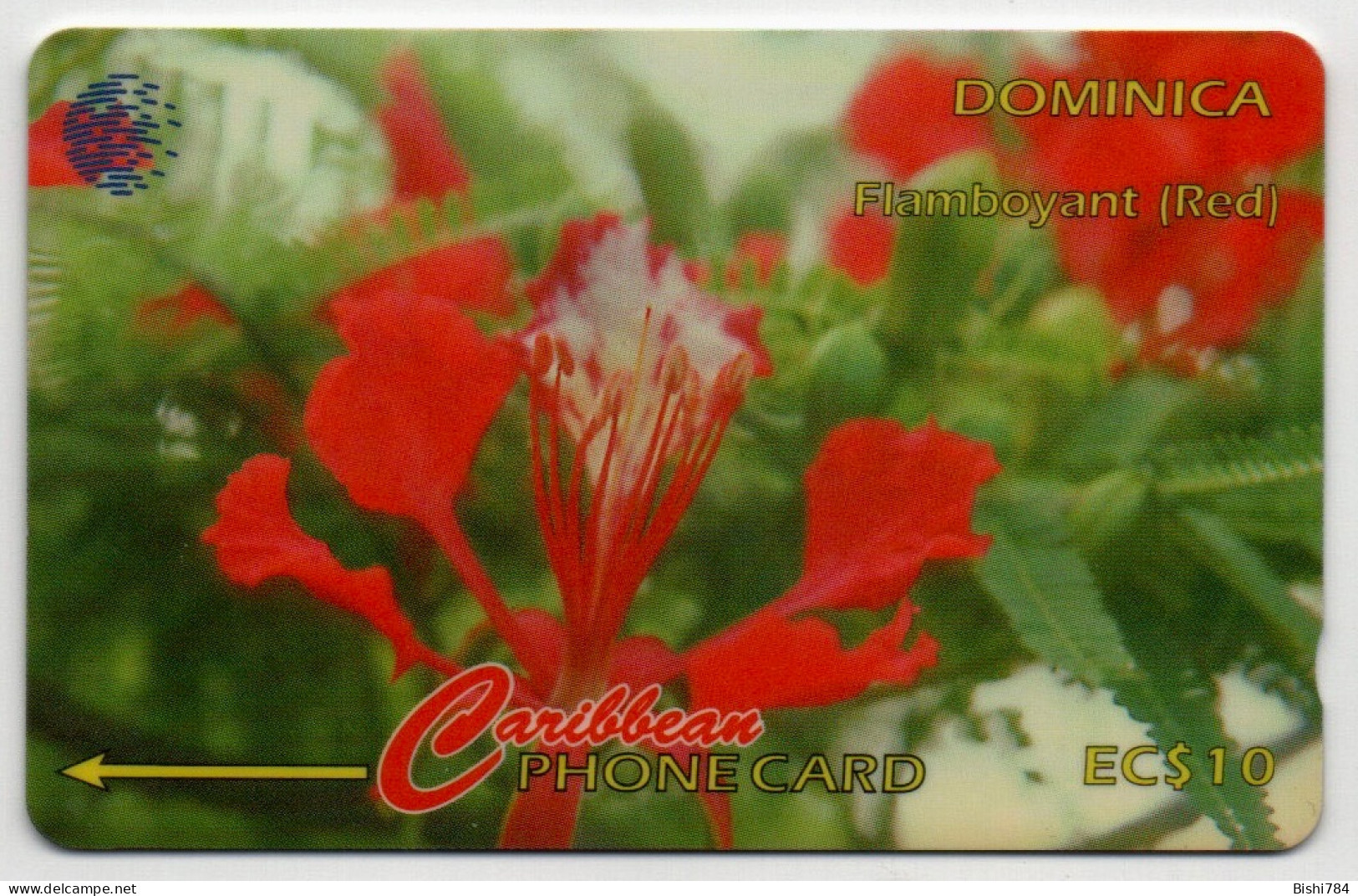 Dominica - Flamboyant (Red) - 78CDMB - Dominica