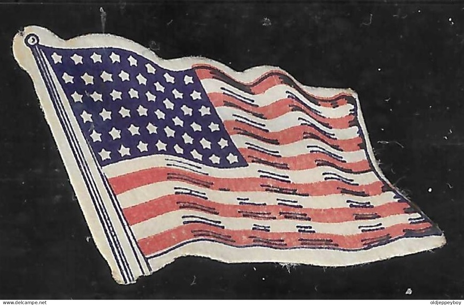 1914- 1918  WW1 USA Cinderella Vignette US FLAG - Militaria