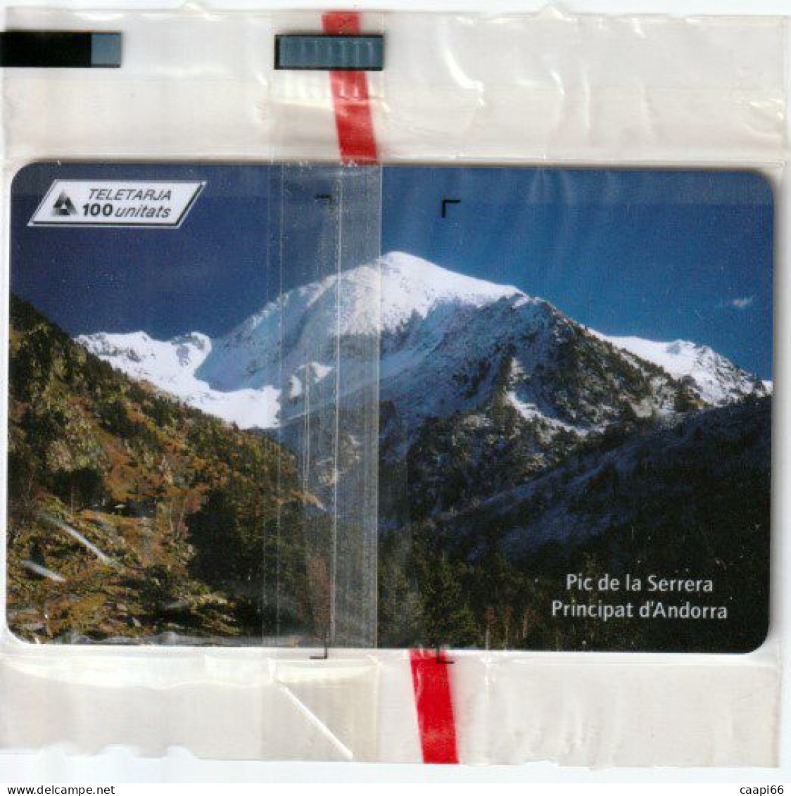 Andorre - Télécarte 100U - NSB - Pic De La Serrera - Andorre