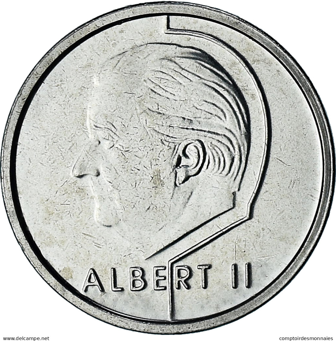 Belgique, Albert II, 1 Franc, 2001, Série FDC, FDC, Nickel Plated Iron, KM:188 - 1 Frank