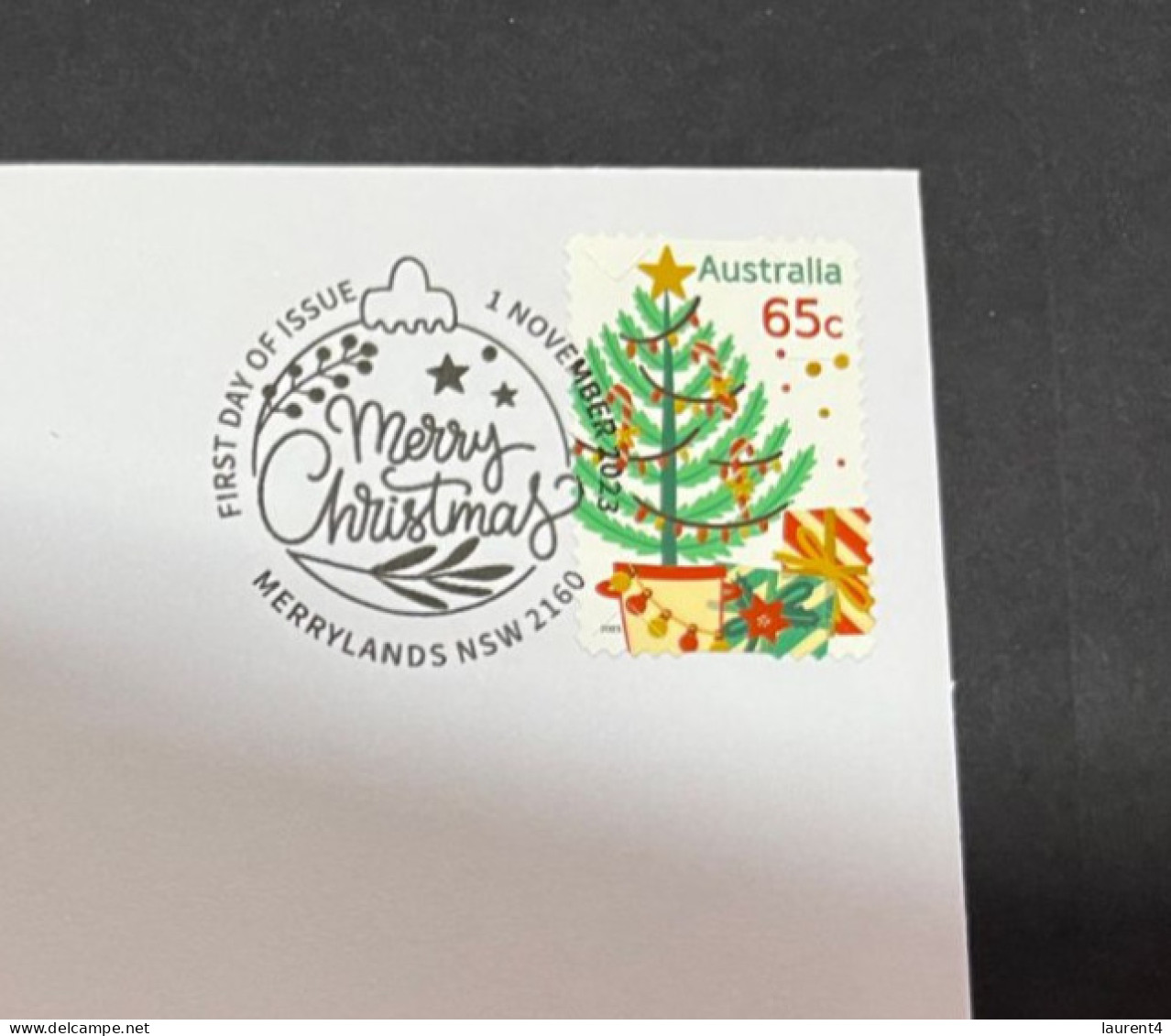 27-11-2023 (3 V 33) Christmas 2023 (new Australian Xmas Stamp) Sydney Christmas Tree (released 1-11-2023) - Christmas Island