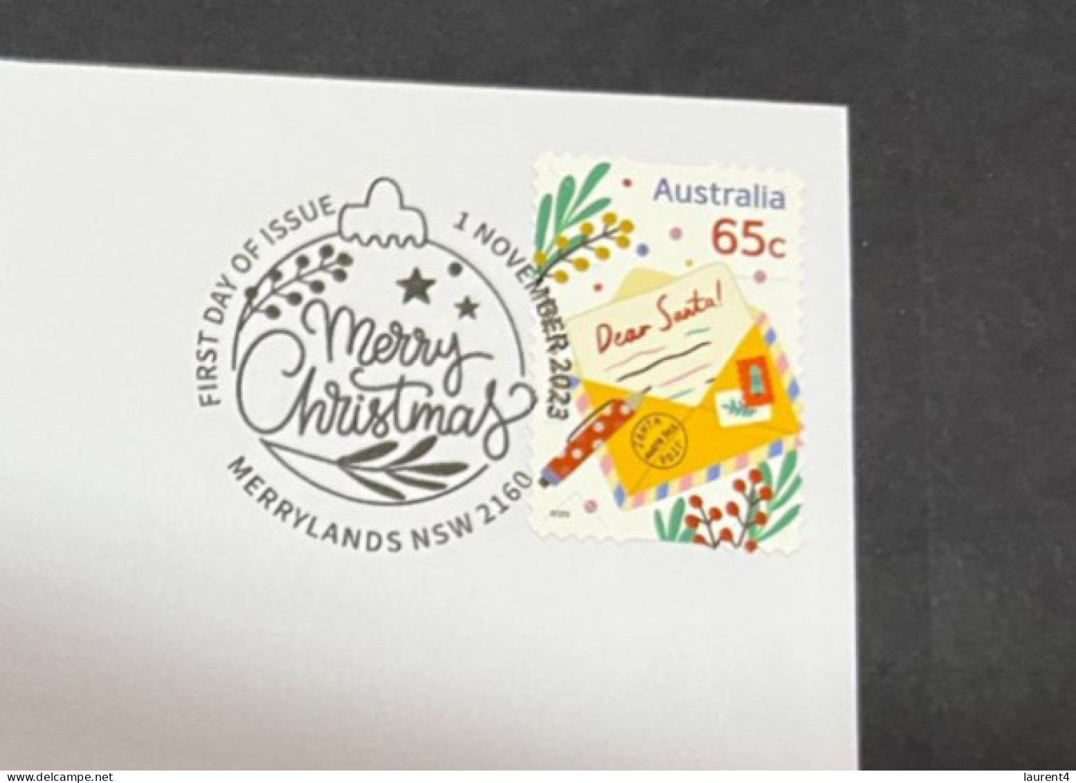 27-11-2023 (3 V 33) Christmas 2023 (new Australian Xmas Stamp) Sydney Christmas Tree (released 1-11-2023) - Christmas Island