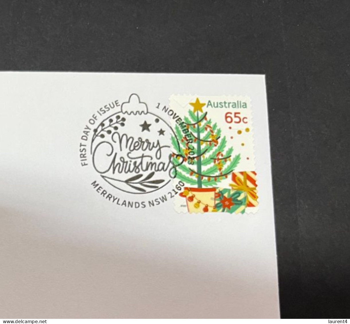 27-11-2023 (3 V 33) Christmas 2023 (new Australian Xmas Stamp) Melbourne Christmas Tree (released 1-11-2023) - Christmas Island