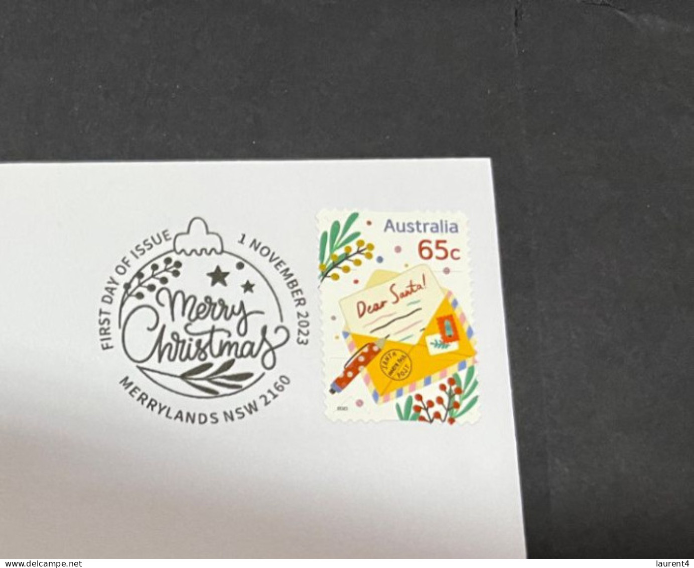 27-11-2023 (3 V 33) Christmas 2023 (new Australian Xmas Stamp) Paris Christmas Tree (released 1-11-2023) - Christmas Island